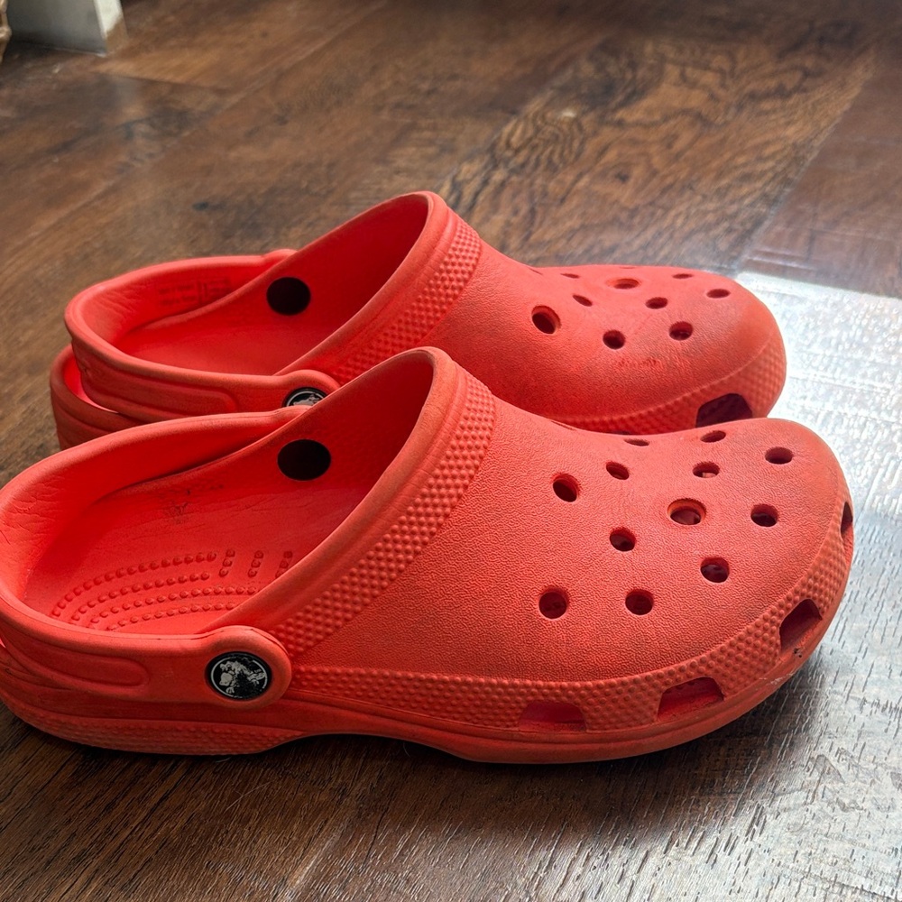 Neon Orange Crocs - Picture 3 of 6